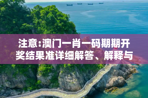 注意:澳门一肖一码期期开奖结果准详细解答、解释与落实