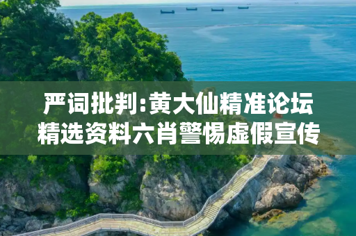 严词批判:黄大仙精准论坛精选资料六肖警惕虚假宣传-全面释义、解释与落实