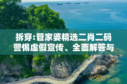 拆穿:管家婆精选二肖二码警惕虚假宣传、全面解答与解释