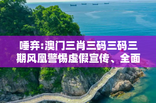 唾弃:澳门三肖三码三码三期风凰警惕虚假宣传、全面解答与解释