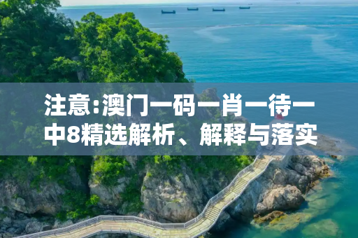 注意:澳门一码一肖一待一中8精选解析、解释与落实