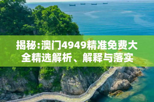 揭秘:澳门4949精准免费大全精选解析、解释与落实