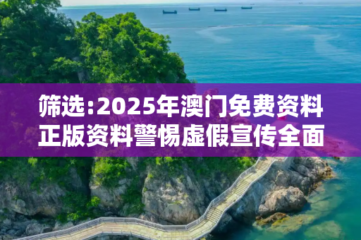 筛选:2025年澳门免费资料正版资料警惕虚假宣传全面释义